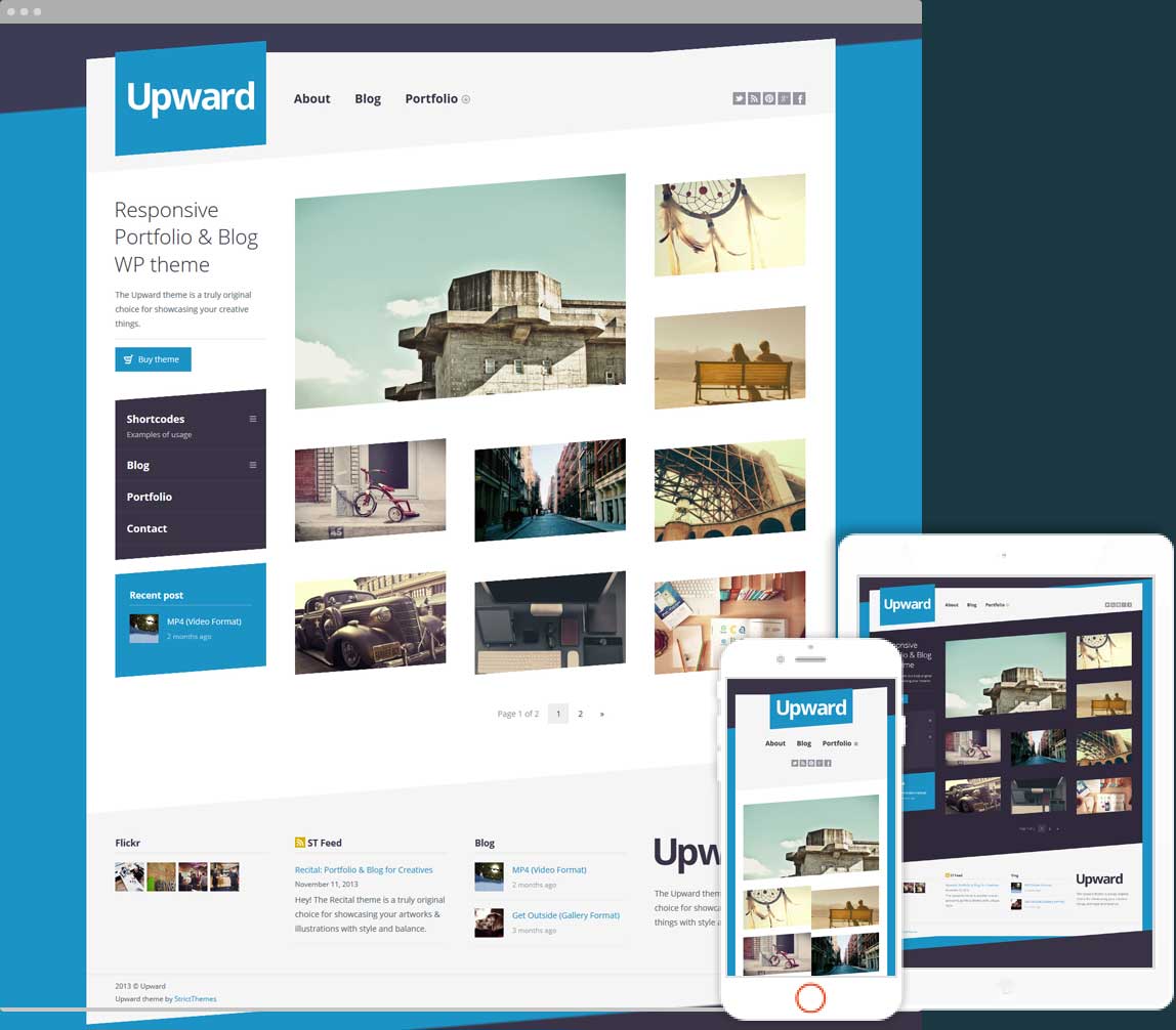 Upward Experimental Portfolio & Blog