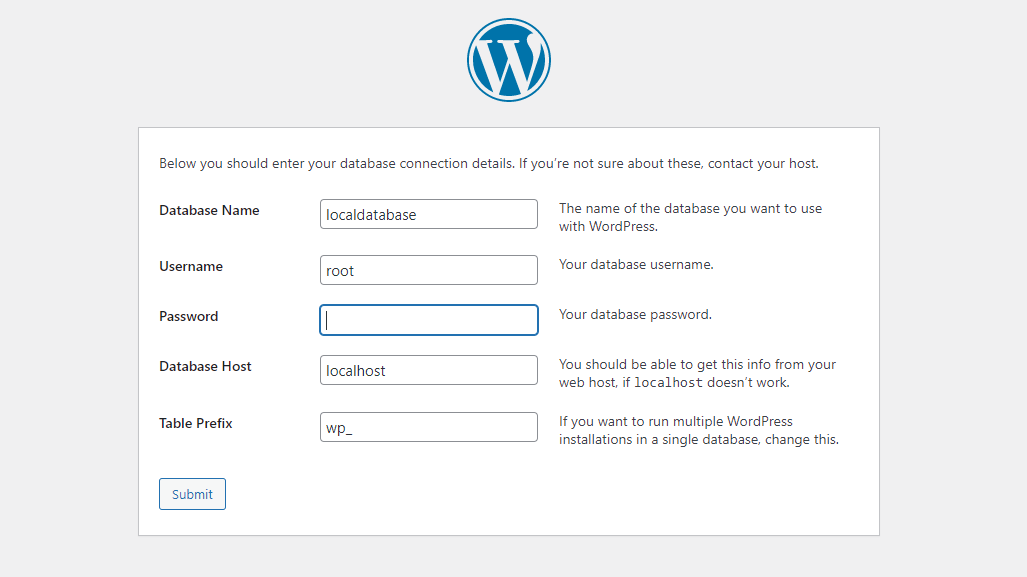 Database Name